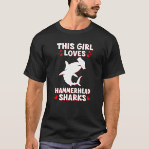 Dit meisje houdt Hammerhead Sharks Event Week T-shirt
