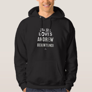 Dit meisje houdt van Andrew Benintendi Chicago Bas Hoodie