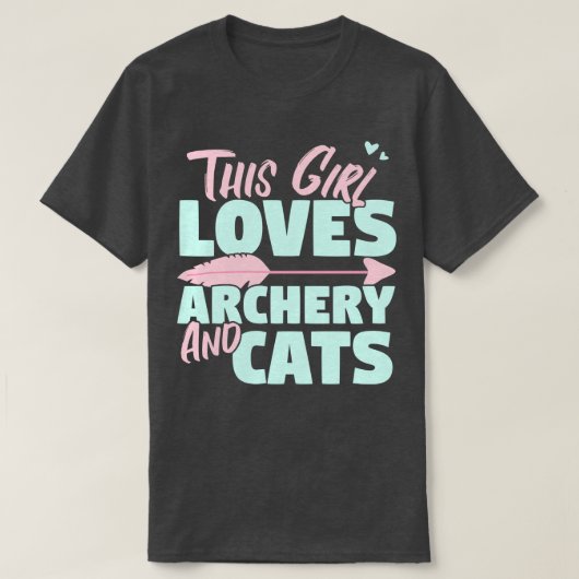 Dit meisje houdt van architectuur- en kattencadeau t-shirt (Design voorkant)