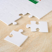 Dit meisje houdt van gymnastiek en kerst legpuzzel (Zijkant)