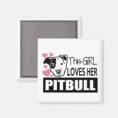 Dit meisje houdt van haar bol magneet (Voorkant / Achterkant)