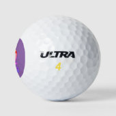 Dit meisje houdt van haar pug golfballen (Logo)