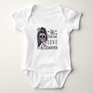 Dit meisje houdt van Halloween Romper