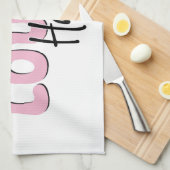 Dit meisje houdt van Halloween Theedoek (Quarter Fold)