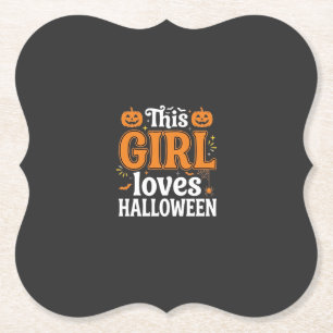 Dit meisje houdt van Halloween-typografie SVG-ontw Kartonnen Onderzetters