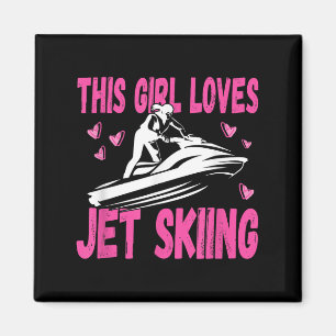 Dit Meisje Houdt Van Jetskiën Jetski Meisje Magneet