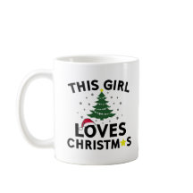 Dit meisje houdt van Kerstmis