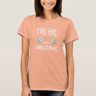 Dit meisje houdt van Kerstmis T-shirt