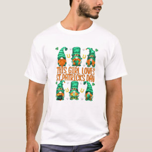 Dit meisje houdt van St. Patricks Day - Funny St.  T-shirt