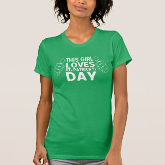 Dit meisje houdt van St. Patrick's Day T-shirt
