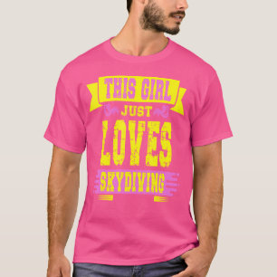 Dit Meisje Is Dol Op Skydiven T-shirt
