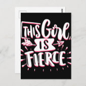 Dit meisje is een fervent meisje briefkaart (Voorkant / Achterkant)