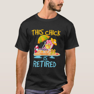 Dit meisje is gepensioneerd vrouw met pensioen t-shirt