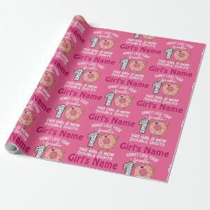 Dit meisje is nu dubbele cijfers 10e verjaardag Do Cadeaupapier