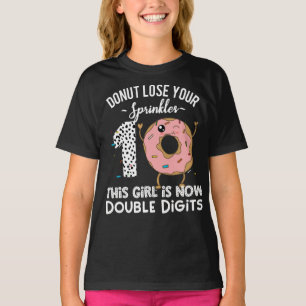 Dit meisje is nu dubbele cijfers T-shirt 10e verja