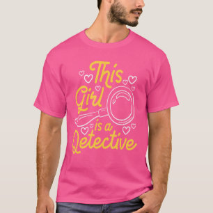 Dit meisje is rechercheur Private Investigator Esp T-shirt