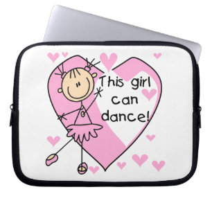 Dit meisje kan dans T-shirts en cadeaus Laptop Sleeve