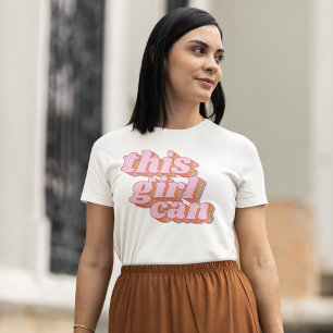 Dit meisje kan een Inspirerend positieve quote ret T-shirt