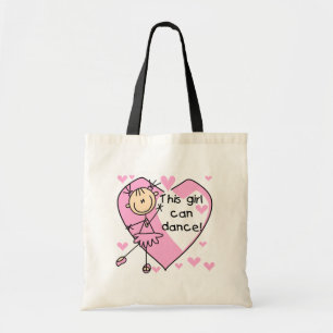 Dit meisje kan T-shirts en geschenken dansen Tote Bag