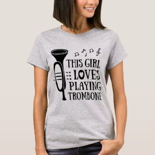 Dit meisje laat trombone spelen - Shirt met cadeau