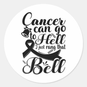 Dit meisje moet de bell Chemo Afstudeerder Breast Ronde Sticker