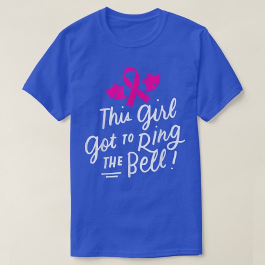 Dit meisje moet de Bell Chemo Afstudeerder Breast T-shirt (Design voorkant)