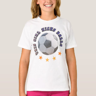 Dit meisje schopt ballen t-shirt