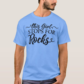 Dit meisje stopt voor stenen cadeau t-shirt