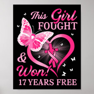 Dit meisje vocht en won borstkanker 17 jaar poster