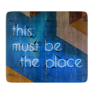 Dit moet de plaats zijn waar NEON Sign Funny Snijplank