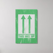 Dit onderliggend teken canvas afdruk (Voorkant)