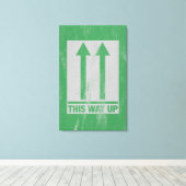 Dit onderliggend teken canvas afdruk (Insitu (Houten vloer))