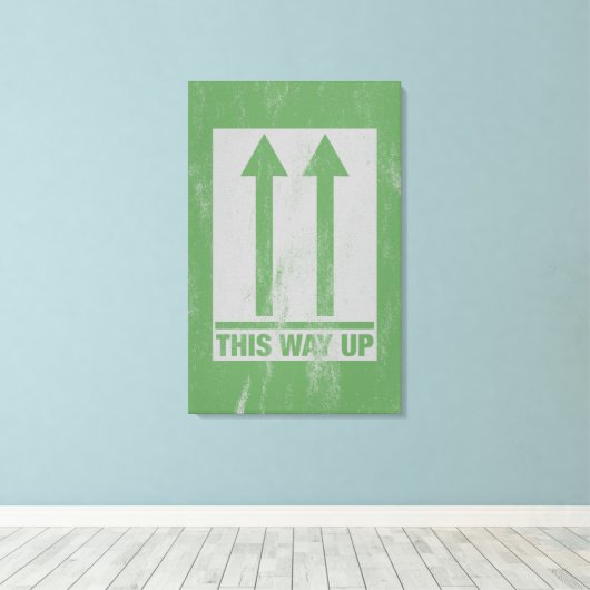 Dit onderliggend teken canvas afdruk (Insitu (Houten vloer))