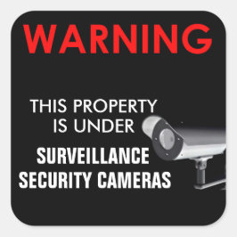 DIT ONROEREND GOED STAAT ONDER TOEZICHT STICKER