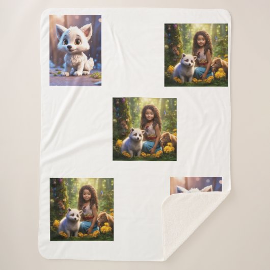 Dit ontwerp is het beste ontwerp sherpa deken (Voorkant)