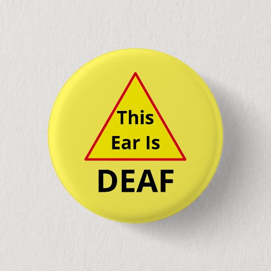 Dit oor is dove Button (Voorkant)