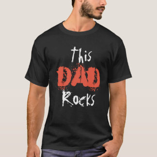Dit pap Rocks t-shirt rockcadeau voor pap