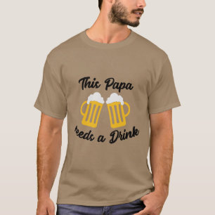 Dit papier heeft een bier nodig t-shirt