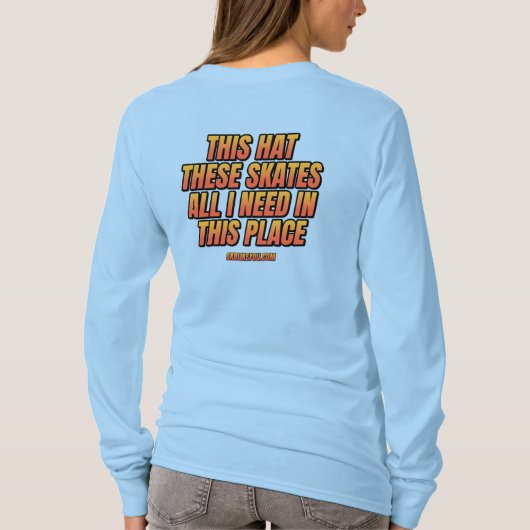 Dit Pet & deze Schaatsen Shirt Alternate (Achterkant)