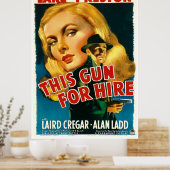 Dit Pistool voor hire - Poster van 1942 film (Keuken)