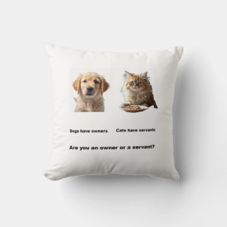 Dit prachtige kussen is voor dierenliefhebbers.