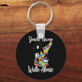 Dit prachtige ontwerp voor een vader en dochter gr sleutelhanger (Voorkant)