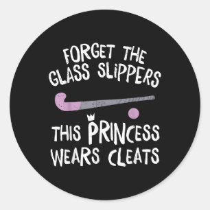 Dit Prinses Draagt Kloffels Cadeau Ontwerp Veldhoc Ronde Sticker