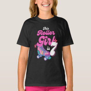 Dit rolmeisje is 7 Roller Skating Gift Idee T-shirt