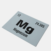 Dit scheikundige element aanpassen deurmat (Schuin)