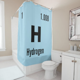 Dit scheikundige element aanpassen douchegordijn
