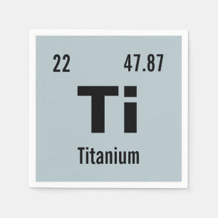 Dit scheikundige element aanpassen servet