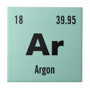 Dit scheikundige element aanpassen tegeltje