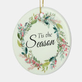 Dit seizoen keramisch ornament (Links)