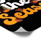 Dit seizoen pompoenen Spice Herfst herfstbladeren Poster (Hoek)